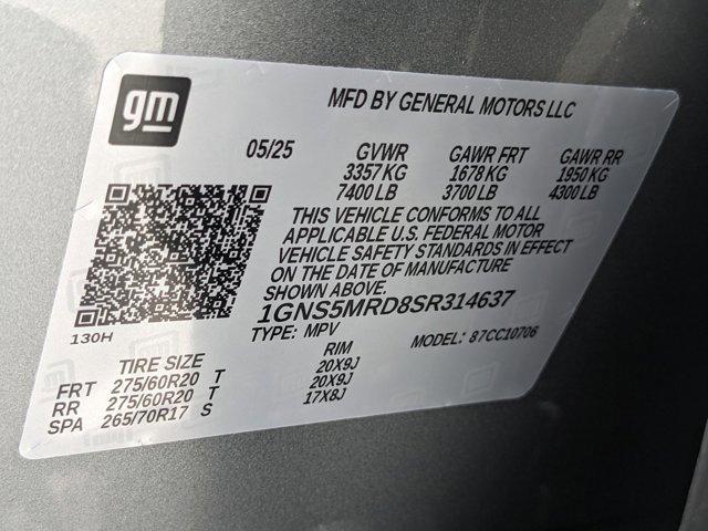 new 2025 Chevrolet Tahoe car, priced at $59,212