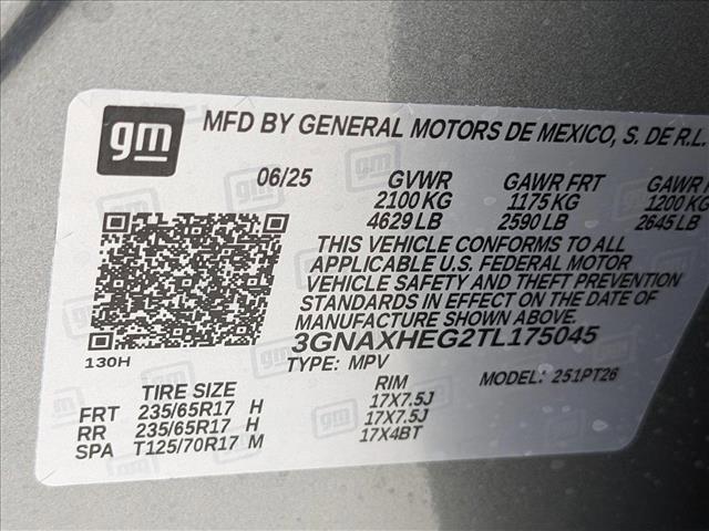 new 2026 Chevrolet Equinox car, priced at $27,051