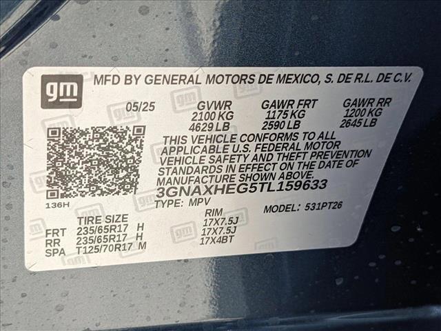 new 2026 Chevrolet Equinox car, priced at $27,051