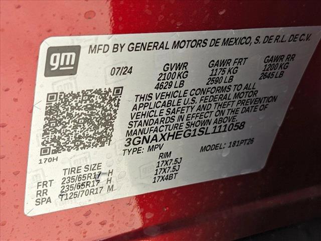 new 2025 Chevrolet Equinox car, priced at $30,995