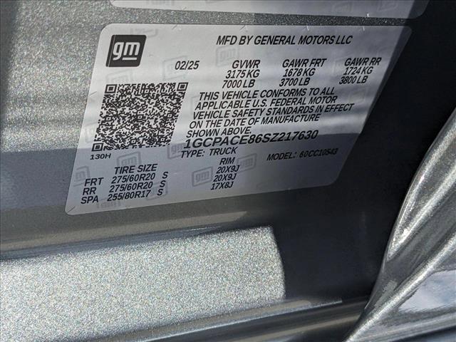 new 2025 Chevrolet Silverado 1500 car, priced at $46,700