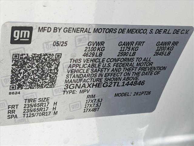 new 2026 Chevrolet Equinox car, priced at $25,251