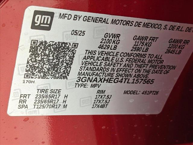new 2026 Chevrolet Equinox car, priced at $25,712