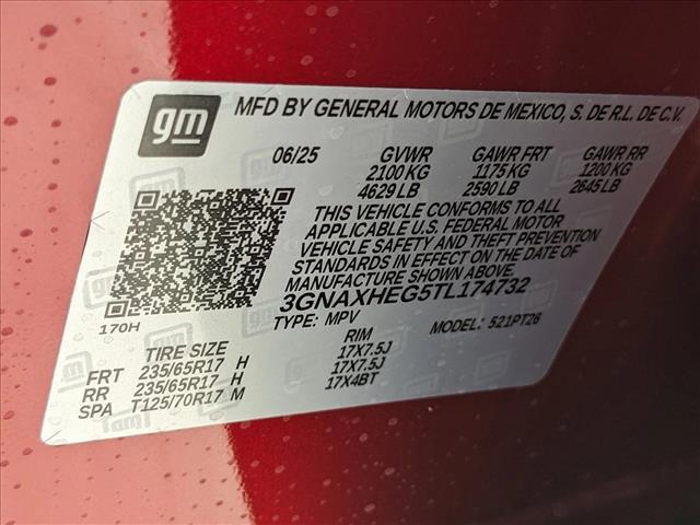 new 2026 Chevrolet Equinox car, priced at $24,512