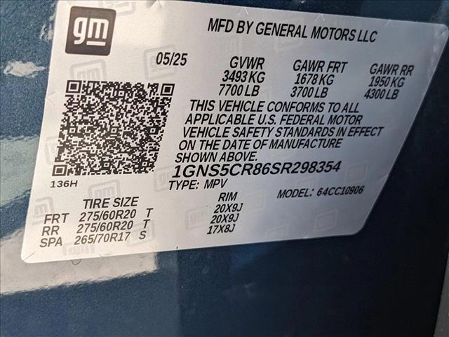 new 2025 Chevrolet Suburban car, priced at $73,790