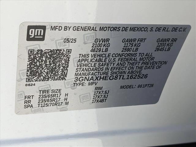 new 2026 Chevrolet Equinox car, priced at $30,991