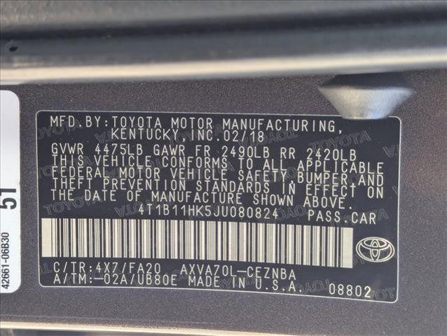 used 2018 Toyota Camry car, priced at $13,995