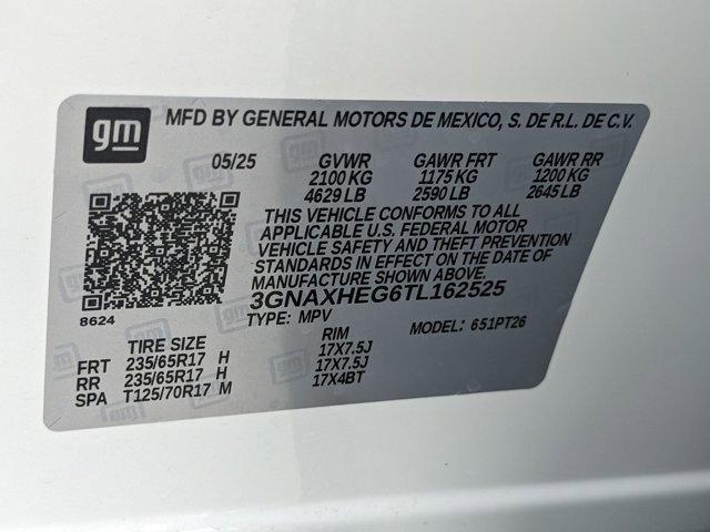 new 2026 Chevrolet Equinox car, priced at $28,958