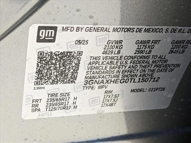 new 2026 Chevrolet Equinox car, priced at $27,158