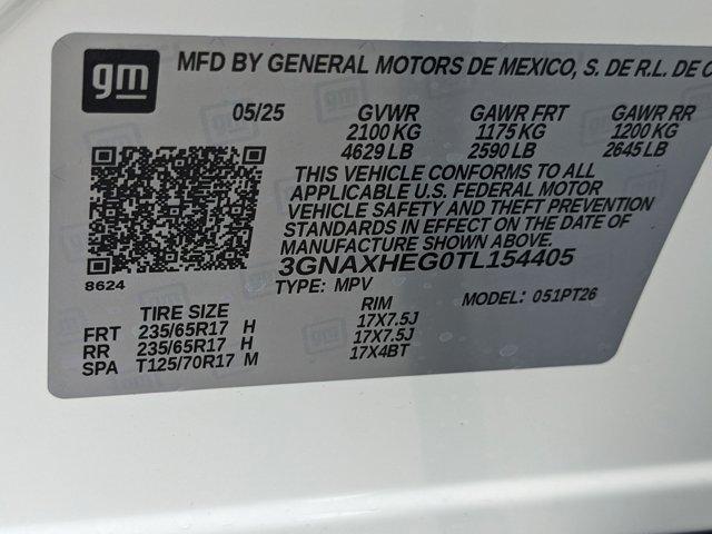 new 2026 Chevrolet Equinox car, priced at $27,891