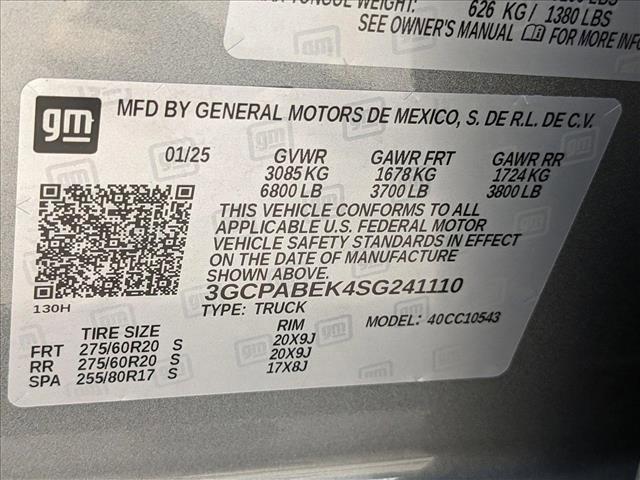 new 2025 Chevrolet Silverado 1500 car, priced at $33,108