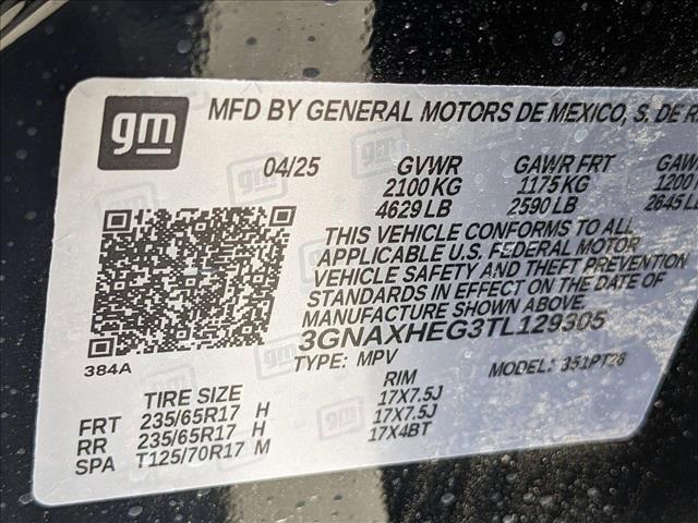 new 2026 Chevrolet Equinox car, priced at $27,991