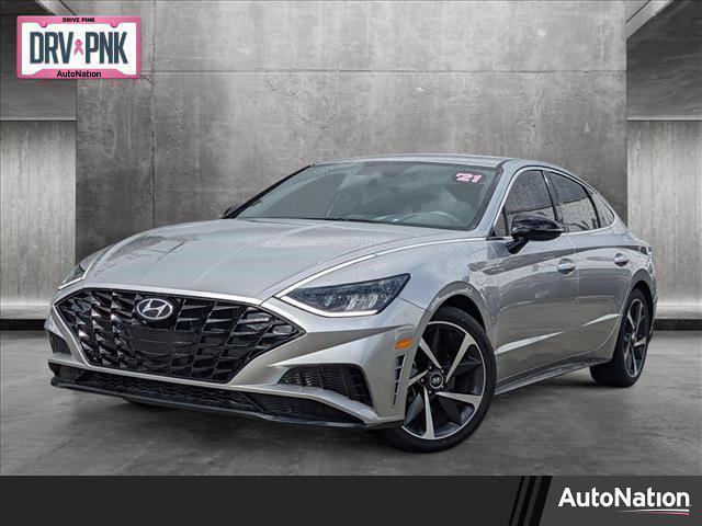 used 2021 Hyundai Sonata car, priced at $23,691