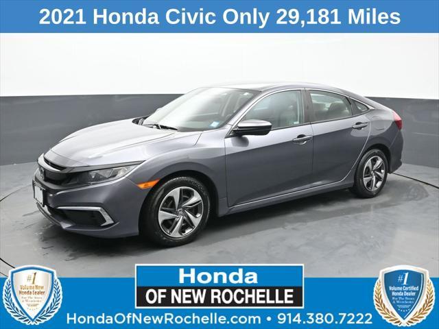 used 2021 Honda Civic car, priced at $19,500