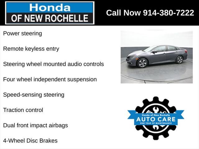 used 2021 Honda Civic car, priced at $19,350