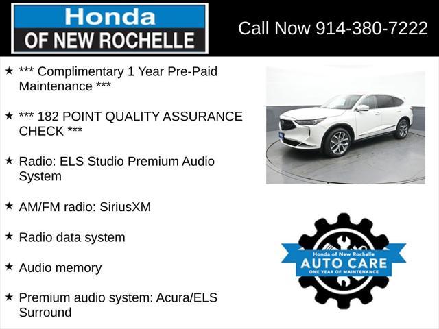 used 2022 Acura MDX car, priced at $37,995