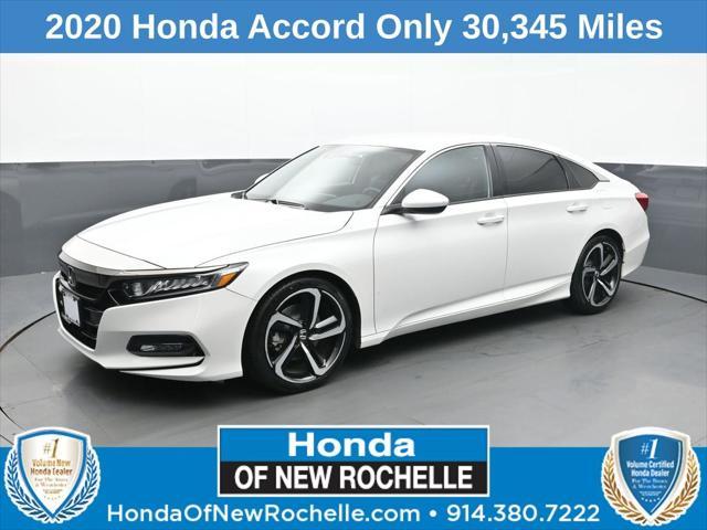 used 2020 Honda Accord car, priced at $21,635