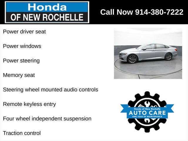 used 2021 Honda Accord car, priced at $24,853