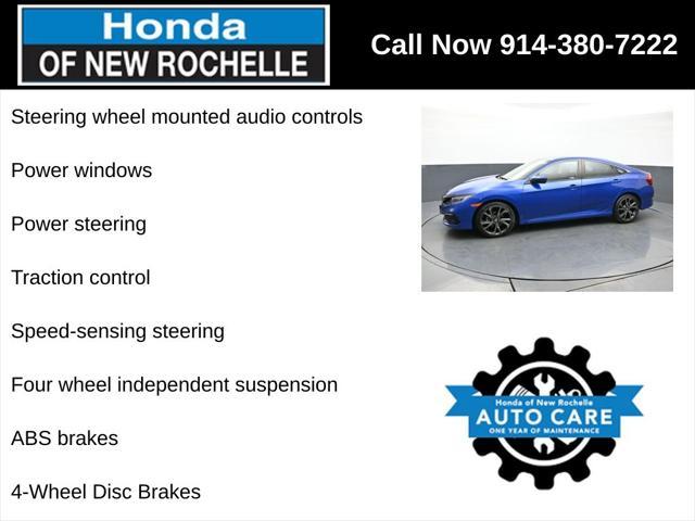 used 2021 Honda Civic car, priced at $19,995