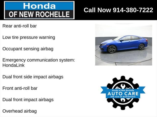 used 2021 Honda Civic car, priced at $19,995