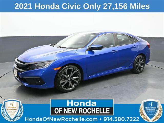 used 2021 Honda Civic car, priced at $20,282