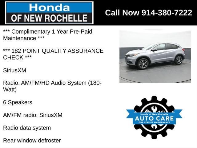 used 2022 Honda HR-V car, priced at $20,500