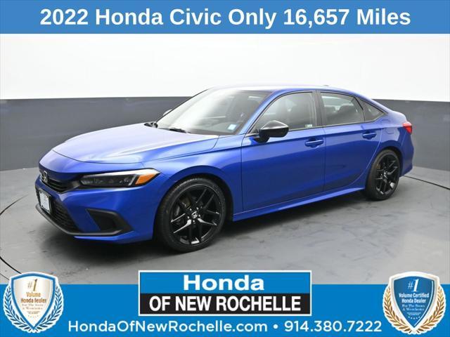 used 2022 Honda Civic car, priced at $22,654