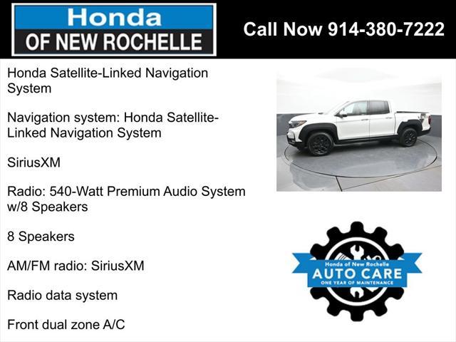 used 2022 Honda Ridgeline car, priced at $33,600