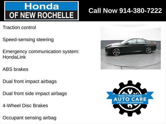 used 2021 Honda Accord car, priced at $26,950