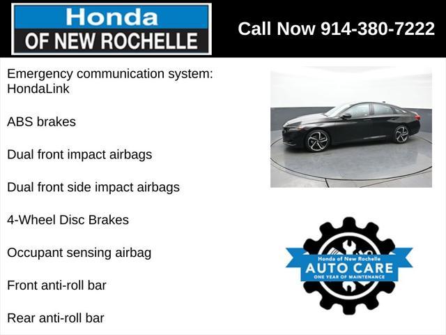 used 2021 Honda Accord car, priced at $24,020