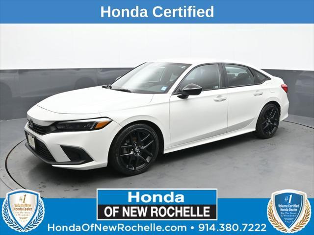 used 2022 Honda Civic car, priced at $22,300