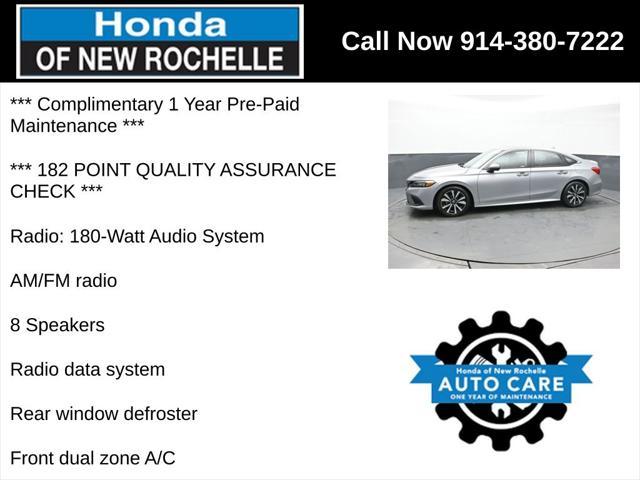 used 2024 Honda Civic car, priced at $24,900