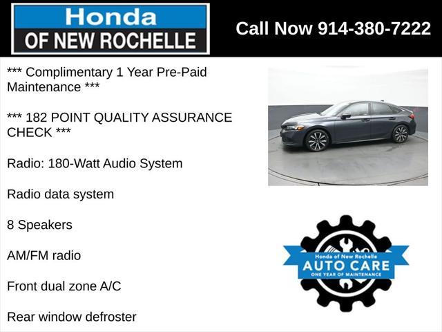 used 2022 Honda Civic car, priced at $24,995