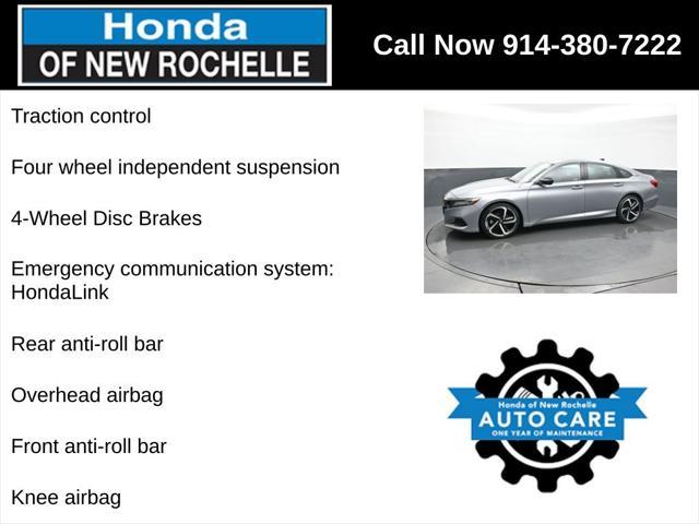 used 2022 Honda Accord car, priced at $24,800