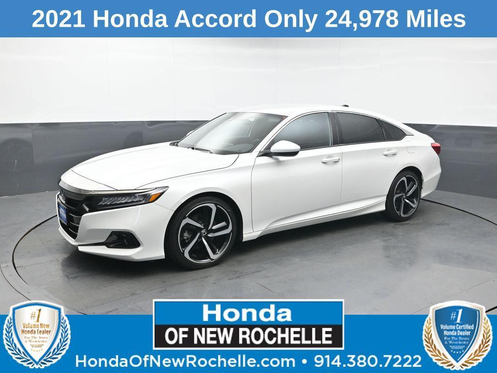 used 2021 Honda Accord car, priced at $25,300