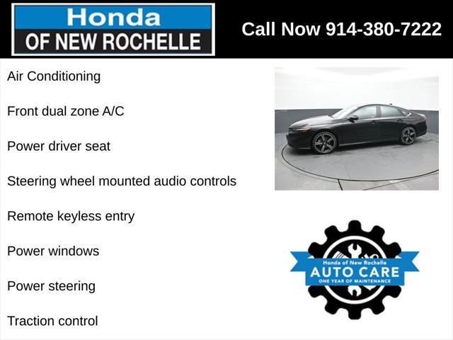 used 2023 Honda Accord Hybrid car, priced at $27,291