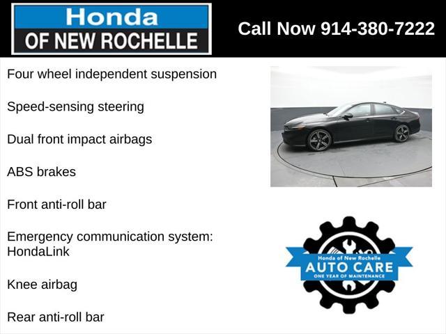 used 2023 Honda Accord Hybrid car, priced at $27,291