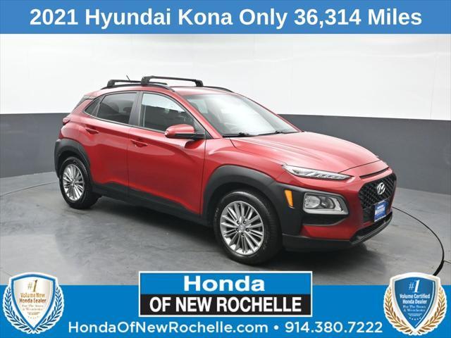 used 2021 Hyundai Kona car, priced at $16,700