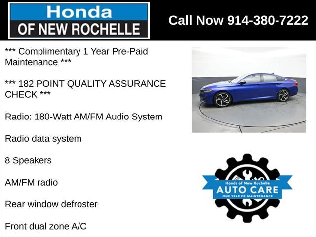 used 2022 Honda Accord car, priced at $25,730