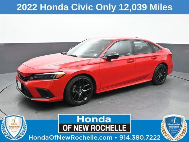 used 2022 Honda Civic car, priced at $21,990