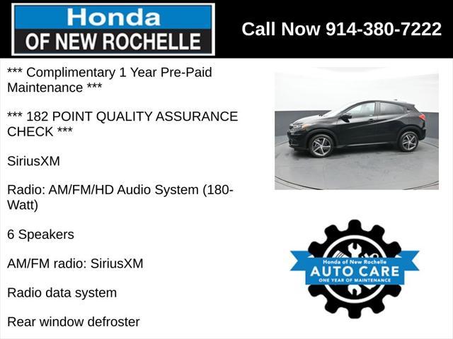 used 2022 Honda HR-V car, priced at $21,495