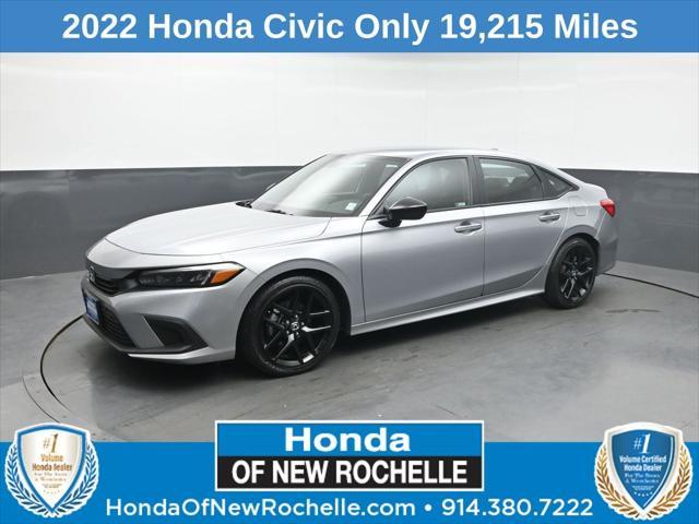 used 2022 Honda Civic car, priced at $23,200