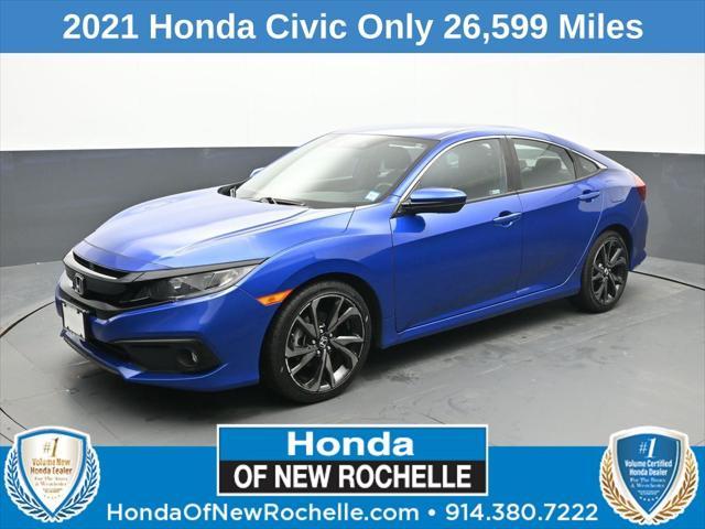 used 2021 Honda Civic car, priced at $21,544