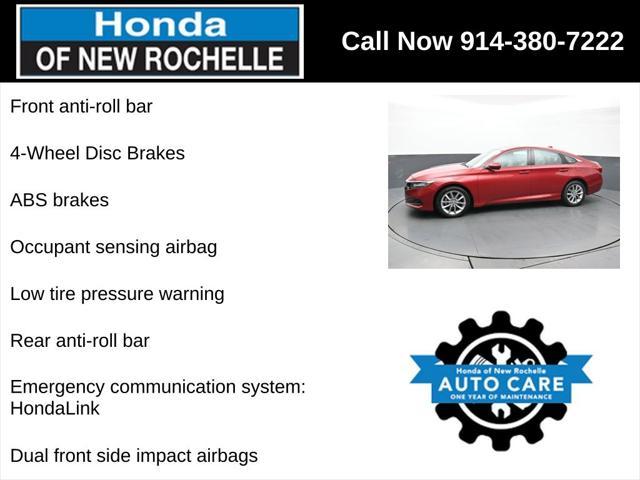 used 2022 Honda Accord car, priced at $20,995