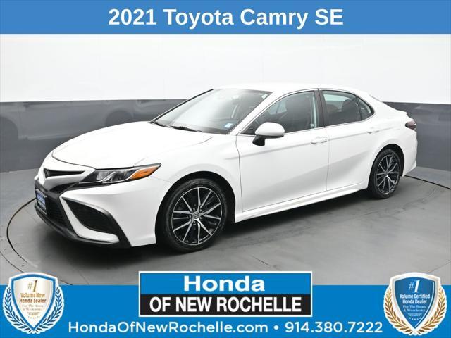 used 2021 Toyota Camry car, priced at $18,500