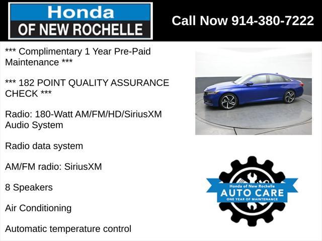 used 2018 Honda Accord car, priced at $21,700