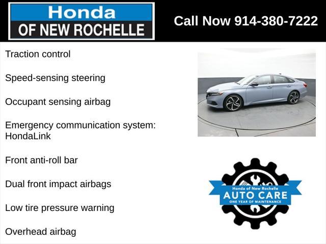 used 2022 Honda Accord car, priced at $25,254