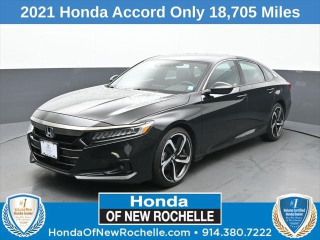 used 2021 Honda Accord car, priced at $23,995