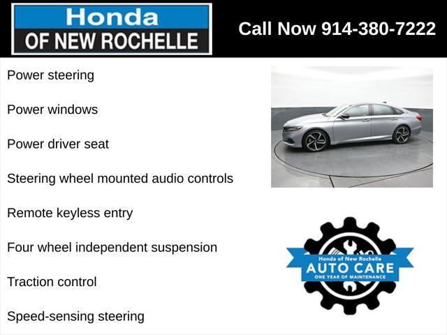 used 2022 Honda Accord car, priced at $24,995