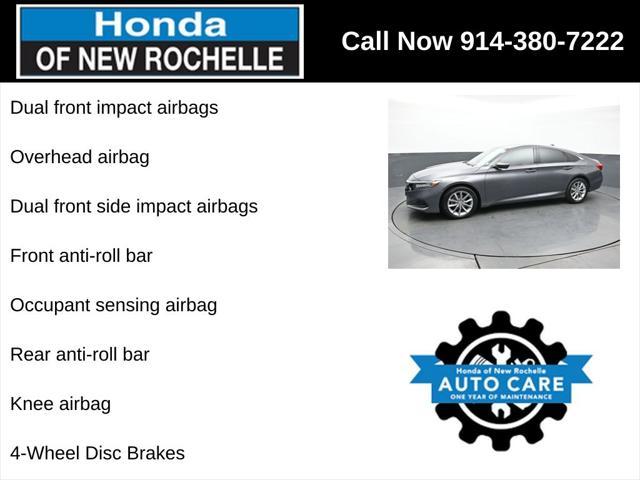 used 2021 Honda Accord car, priced at $24,895